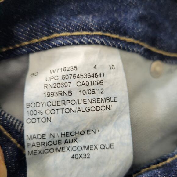 Dickies Men' Blue Carpenter Utility Jeans Size 40" x 32" x 12"  22125-1067 - Picture 4 of 8